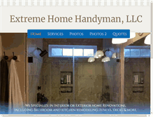 Tablet Screenshot of extremehomehandyman.com